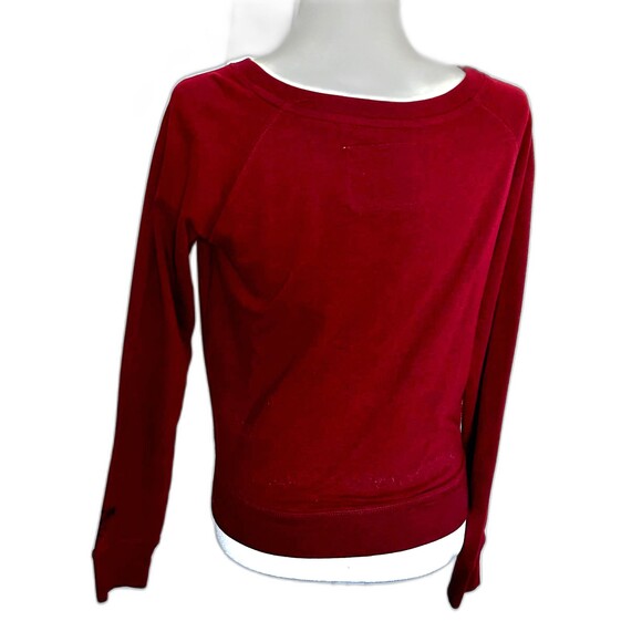 VINTAGE Hard Rock Cafe Woman's Sweatshirt Size S Biker Rocker Fitted Scoop Neck - Picture 3 of 5